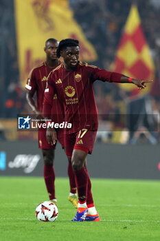 2024-09-26 - Rome, Italy 26.9.2024: Manu Kone of Roma during the UEFA Europa League 2024-2025 day 1, football match between AS Roma vs Athletic Club Bilbao at Olympic Stadium in Rome. - AS ROMA VS ATHLETIC BILBAO - UEFA EUROPA LEAGUE - SOCCER