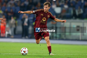 2024-09-26 - Rome, Italy 26.9.2024: Tommaso Baldanzi of Roma during the UEFA Europa League 2024-2025 day 1, football match between AS Roma vs Athletic Club Bilbao at Olympic Stadium in Rome. - AS ROMA VS ATHLETIC BILBAO - UEFA EUROPA LEAGUE - SOCCER