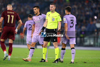 2024-09-26 - Rome, Italy 26.9.2024: referee Kabakov during the UEFA Europa League 2024-2025 day 1, football match between AS Roma vs Athletic Club Bilbao at Olympic Stadium in Rome. - AS ROMA VS ATHLETIC BILBAO - UEFA EUROPA LEAGUE - SOCCER