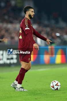 2024-09-26 - Rome, Italy 26.9.2024: Mario Hermoso of Roma during the UEFA Europa League 2024-2025 day 1, football match between AS Roma vs Athletic Club Bilbao at Olympic Stadium in Rome. - AS ROMA VS ATHLETIC BILBAO - UEFA EUROPA LEAGUE - SOCCER