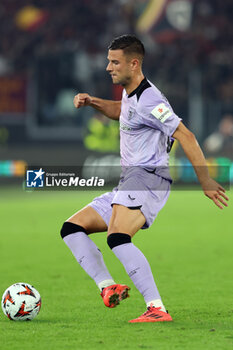 2024-09-26 - Rome, Italy 26.9.2024: Guruzeta of Athletic Bilbao during the UEFA Europa League 2024-2025 day 1, football match between AS Roma vs Athletic Club Bilbao at Olympic Stadium in Rome. - AS ROMA VS ATHLETIC BILBAO - UEFA EUROPA LEAGUE - SOCCER