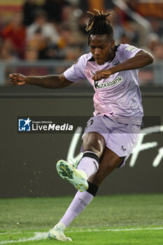 2024-09-26 - Rome, Italy 26.9.2024: Nico Williams of Athletic Bilbao during the UEFA Europa League 2024-2025 day 1, football match between AS Roma vs Athletic Club Bilbao at Olympic Stadium in Rome. - AS ROMA VS ATHLETIC BILBAO - UEFA EUROPA LEAGUE - SOCCER