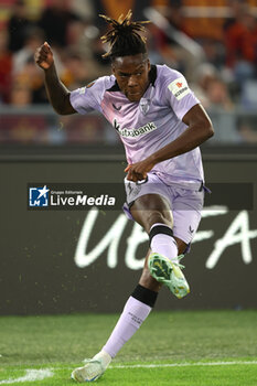 2024-09-26 - Rome, Italy 26.9.2024: Nico Williams of Athletic Bilbao during the UEFA Europa League 2024-2025 day 1, football match between AS Roma vs Athletic Club Bilbao at Olympic Stadium in Rome. - AS ROMA VS ATHLETIC BILBAO - UEFA EUROPA LEAGUE - SOCCER