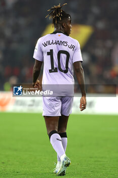 2024-09-26 - Rome, Italy 26.9.2024: Nico Williams of Athletic Bilbao during the UEFA Europa League 2024-2025 day 1, football match between AS Roma vs Athletic Club Bilbao at Olympic Stadium in Rome. - AS ROMA VS ATHLETIC BILBAO - UEFA EUROPA LEAGUE - SOCCER