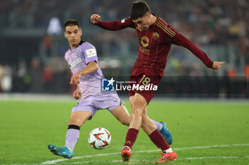 2024-09-26 - Rome, Italy 26.9.2024: Matias Soule of Roma during the UEFA Europa League 2024-2025 day 1, football match between AS Roma vs Athletic Club Bilbao at Olympic Stadium in Rome. - AS ROMA VS ATHLETIC BILBAO - UEFA EUROPA LEAGUE - SOCCER