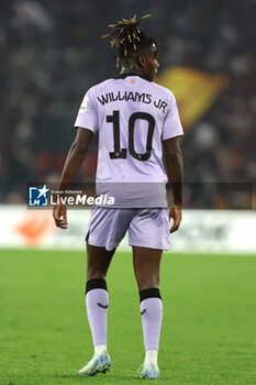 2024-09-26 - Rome, Italy 26.9.2024: Nico Williams of Athletic Bilbao during the UEFA Europa League 2024-2025 day 1, football match between AS Roma vs Athletic Club Bilbao at Olympic Stadium in Rome. - AS ROMA VS ATHLETIC BILBAO - UEFA EUROPA LEAGUE - SOCCER