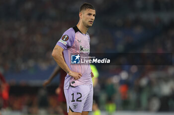 2024-09-26 - Rome, Italy 26.9.2024: Gorosabel of Athletic Bilbao during the UEFA Europa League 2024-2025 day 1, football match between AS Roma vs Athletic Club Bilbao at Olympic Stadium in Rome. - AS ROMA VS ATHLETIC BILBAO - UEFA EUROPA LEAGUE - SOCCER