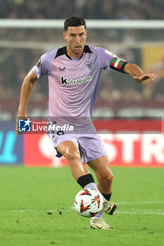 2024-09-26 - Rome, Italy 26.9.2024: De Marcos of Athletic Bilbao during the UEFA Europa League 2024-2025 day 1, football match between AS Roma vs Athletic Club Bilbao at Olympic Stadium in Rome. - AS ROMA VS ATHLETIC BILBAO - UEFA EUROPA LEAGUE - SOCCER