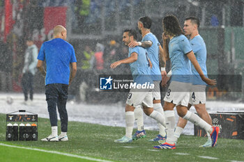 2024-10-03 - Pedro of S.S. Lazio celebrates after scoring the gol of 1-0 during the UEFA Europa League 2024/25 League Phase MD2 match between S.S. Lazio and O.G.C. Nice at Olympic Stadium on October 3, 2024 in Rome, Italy. - SS LAZIO VS OGC NICE - UEFA EUROPA LEAGUE - SOCCER