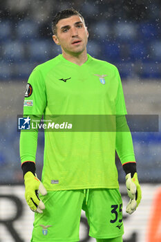 2024-10-03 - Christos Mandas of S.S. Lazio during the UEFA Europa League 2024/25 League Phase MD2 match between S.S. Lazio and O.G.C. Nice at Olympic Stadium on October 3, 2024 in Rome, Italy. - SS LAZIO VS OGC NICE - UEFA EUROPA LEAGUE - SOCCER