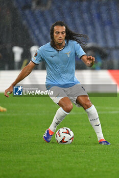 2024-10-03 - Matteo Guendouzi of S.S. Lazio in action during the UEFA Europa League 2024/25 League Phase MD2 match between S.S. Lazio and O.G.C. Nice at Olympic Stadium on October 3, 2024 in Rome, Italy. - SS LAZIO VS OGC NICE - UEFA EUROPA LEAGUE - SOCCER