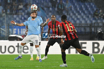 2024-10-03 - Valentin Castellanos of S.S. Lazio in action during the UEFA Europa League 2024/25 League Phase MD2 match between S.S. Lazio and O.G.C. Nice at Olympic Stadium on October 3, 2024 in Rome, Italy. - SS LAZIO VS OGC NICE - UEFA EUROPA LEAGUE - SOCCER