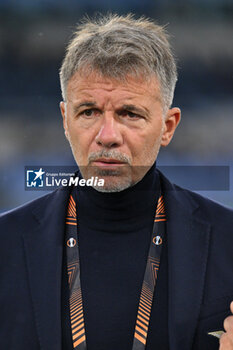 2024-10-03 - Marco Baroni coach of S.S. Lazio during the UEFA Europa League 2024/25 League Phase MD2 match between S.S. Lazio and O.G.C. Nice at Olympic Stadium on October 3, 2024 in Rome, Italy. - SS LAZIO VS OGC NICE - UEFA EUROPA LEAGUE - SOCCER