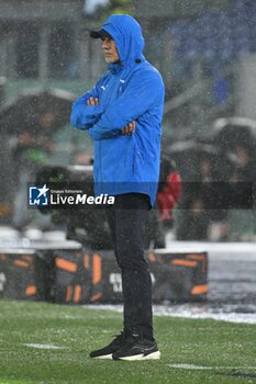 2024-10-03 - Marco Baroni coach of S.S. Lazio during the UEFA Europa League 2024/25 League Phase MD2 match between S.S. Lazio and O.G.C. Nice at Olympic Stadium on October 3, 2024 in Rome, Italy. - SS LAZIO VS OGC NICE - UEFA EUROPA LEAGUE - SOCCER