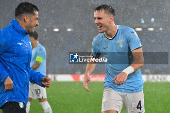 2024-10-03 - Patric of S.S. Lazio during the UEFA Europa League 2024/25 League Phase MD2 match between S.S. Lazio and O.G.C. Nice at Olympic Stadium on October 3, 2024 in Rome, Italy. - SS LAZIO VS OGC NICE - UEFA EUROPA LEAGUE - SOCCER