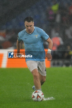 2024-10-03 - Patric of S.S. Lazio in action during the UEFA Europa League 2024/25 League Phase MD2 match between S.S. Lazio and O.G.C. Nice at Olympic Stadium on October 3, 2024 in Rome, Italy. - SS LAZIO VS OGC NICE - UEFA EUROPA LEAGUE - SOCCER