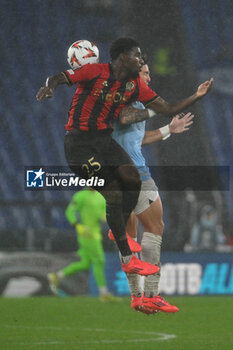 2024-10-03 - Mohamed-Ali Cho of O.G.C. Nice and Luca Pellegrini of S.S. Lazio in action during the UEFA Europa League 2024/25 League Phase MD2 match between S.S. Lazio and O.G.C. Nice at Olympic Stadium on October 3, 2024 in Rome, Italy. - SS LAZIO VS OGC NICE - UEFA EUROPA LEAGUE - SOCCER