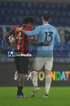 2024-10-03 - Dante of O.G.C. Nice and Alessio Romagnoli of S.S. Lazio during the UEFA Europa League 2024/25 League Phase MD2 match between S.S. Lazio and O.G.C. Nice at Olympic Stadium on October 3, 2024 in Rome, Italy. - SS LAZIO VS OGC NICE - UEFA EUROPA LEAGUE - SOCCER