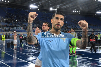 2024-10-03 - Mattia Zaccagni of S.S. Lazio during the UEFA Europa League 2024/25 League Phase MD2 match between S.S. Lazio and O.G.C. Nice at Olympic Stadium on October 3, 2024 in Rome, Italy. - SS LAZIO VS OGC NICE - UEFA EUROPA LEAGUE - SOCCER