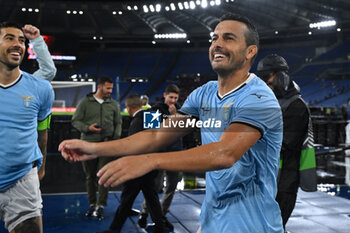 2024-10-03 - Pedro of S.S. Lazio during the UEFA Europa League 2024/25 League Phase MD2 match between S.S. Lazio and O.G.C. Nice at Olympic Stadium on October 3, 2024 in Rome, Italy. - SS LAZIO VS OGC NICE - UEFA EUROPA LEAGUE - SOCCER