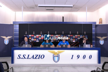 2024-10-02 - SS Lazio head coach Marco Baroni attends during the UEFA Europa League 2024/25 League Phase MD2  press conference at Formello Training Center on October 02, 2024 in Rome, Italy.  Sport - Soccer  - LAZIO CALCIO - PRESS CONFERENCE - UEFA EUROPA LEAGUE - SOCCER