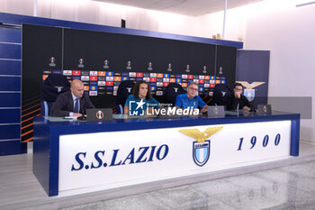 2024-10-02 - SS Lazio head coach Marco Baroni attends during the UEFA Europa League 2024/25 League Phase MD2  press conference at Formello Training Center on October 02, 2024 in Rome, Italy.  Sport - Soccer  - LAZIO CALCIO - PRESS CONFERENCE - UEFA EUROPA LEAGUE - SOCCER