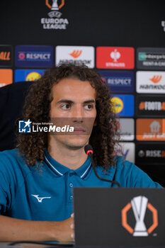 2024-10-02 - Lazio’s Matteo Guendouzi attends during the UEFA Europa League 2024/25 League Phase MD2  press conference at Formello Training Center on October 02, 2024 in Rome, Italy.  Sport - Soccer  - LAZIO CALCIO - PRESS CONFERENCE - UEFA EUROPA LEAGUE - SOCCER