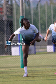 2024-10-02 - Lazio’s Loum Tchaouna during the UEFA Europa League 2024/25 League Phase MD2 training session at the Formello sport centre on October 02, 2024 in Rome, Italy.  Sport - Soccer  - LAZIO CALCIO - PRESS CONFERENCE - UEFA EUROPA LEAGUE - SOCCER