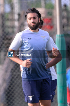 2024-10-02 - Lazio’s Samuel Gigot during the UEFA Europa League 2024/25 League Phase MD2 training session at the Formello sport centre on October 02, 2024 in Rome, Italy.  Sport - Soccer  - LAZIO CALCIO - PRESS CONFERENCE - UEFA EUROPA LEAGUE - SOCCER