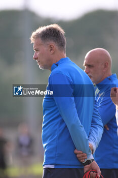 2024-10-02 - Lazio’s head coach Marco Baroni during the UEFA Europa League 2024/25 League Phase MD2 training session at the Formello sport centre on October 02, 2024 in Rome, Italy.  Sport - Soccer  - LAZIO CALCIO - PRESS CONFERENCE - UEFA EUROPA LEAGUE - SOCCER