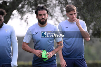 2024-10-02 - Lazio’s Samuel Gigot during the UEFA Europa League 2024/25 League Phase MD2 training session at the Formello sport centre on October 02, 2024 in Rome, Italy.  Sport - Soccer  - LAZIO CALCIO - PRESS CONFERENCE - UEFA EUROPA LEAGUE - SOCCER