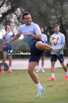 2024-10-02 - Lazio’s Pedro during the UEFA Europa League 2024/25 League Phase MD2 training session at the Formello sport centre on October 02, 2024 in Rome, Italy.  Sport - Soccer  - LAZIO CALCIO - PRESS CONFERENCE - UEFA EUROPA LEAGUE - SOCCER