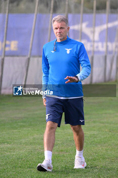 2024-10-02 - Lazio’s head coach Marco Baroni during the UEFA Europa League 2024/25 League Phase MD2 training session at the Formello sport centre on October 02, 2024 in Rome, Italy.  Sport - Soccer  - LAZIO CALCIO - PRESS CONFERENCE - UEFA EUROPA LEAGUE - SOCCER