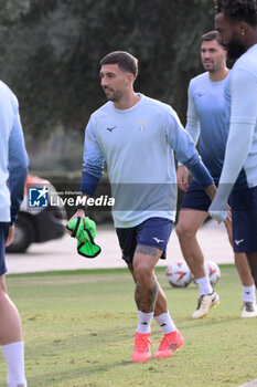 2024-10-02 - Lazio’s Mattia Zaccagni during the UEFA Europa League 2024/25 League Phase MD2 training session at the Formello sport centre on October 02, 2024 in Rome, Italy.  Sport - Soccer  - LAZIO CALCIO - PRESS CONFERENCE - UEFA EUROPA LEAGUE - SOCCER