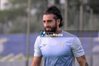 2024-10-02 - Lazio’s Samuel Gigot during the UEFA Europa League 2024/25 League Phase MD2 training session at the Formello sport centre on October 02, 2024 in Rome, Italy.  Sport - Soccer  - LAZIO CALCIO - PRESS CONFERENCE - UEFA EUROPA LEAGUE - SOCCER