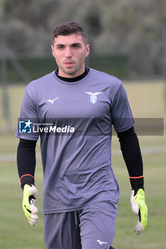 2024-10-02 - Lazio’s goalkeeper Christos Mandas during the UEFA Europa League 2024/25 League Phase MD2 training session at the Formello sport centre on October 02, 2024 in Rome, Italy.  Sport - Soccer  - LAZIO CALCIO - PRESS CONFERENCE - UEFA EUROPA LEAGUE - SOCCER