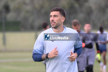 2024-10-02 - Lazio’s Mattia Zaccagni during the UEFA Europa League 2024/25 League Phase MD2 training session at the Formello sport centre on October 02, 2024 in Rome, Italy.  Sport - Soccer  - LAZIO CALCIO - PRESS CONFERENCE - UEFA EUROPA LEAGUE - SOCCER