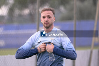 2024-10-02 - Lazio’s Manuel Lazzari during the UEFA Europa League 2024/25 League Phase MD2 training session at the Formello sport centre on October 02, 2024 in Rome, Italy.  Sport - Soccer  - LAZIO CALCIO - PRESS CONFERENCE - UEFA EUROPA LEAGUE - SOCCER