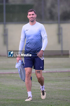 2024-10-02 - Lazio’s Alessio Romagnoli during the UEFA Europa League 2024/25 League Phase MD2 training session at the Formello sport centre on October 02, 2024 in Rome, Italy.  Sport - Soccer  - LAZIO CALCIO - PRESS CONFERENCE - UEFA EUROPA LEAGUE - SOCCER