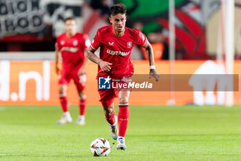 2024-10-03 - Mees Hilgers of FC Twente during the UEFA Europa League, League Phase, Matchday 2 football match between FC Twente and Fenerbahce SK on October 3, 2024 at Grolsch veste in Enschede, Netherlands - FOOTBALL - EUROPA LEAGUE - TWENTE V FENERBAHCE - UEFA EUROPA LEAGUE - SOCCER