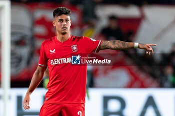 2024-10-03 - Mees Hilgers of FC Twente during the UEFA Europa League, League Phase, Matchday 2 football match between FC Twente and Fenerbahce SK on October 3, 2024 at Grolsch veste in Enschede, Netherlands - FOOTBALL - EUROPA LEAGUE - TWENTE V FENERBAHCE - UEFA EUROPA LEAGUE - SOCCER