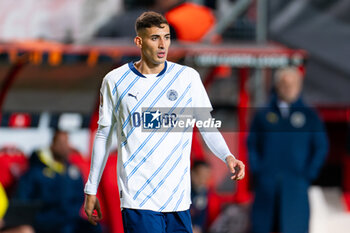 2024-10-03 - Mert Muldur of Fenerbahce during the UEFA Europa League, League Phase, Matchday 2 football match between FC Twente and Fenerbahce SK on October 3, 2024 at Grolsch veste in Enschede, Netherlands - FOOTBALL - EUROPA LEAGUE - TWENTE V FENERBAHCE - UEFA EUROPA LEAGUE - SOCCER