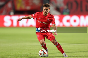 2024-10-03 - Bart van Rooij of FC Twente during the UEFA Europa League, League Phase, Matchday 2 football match between FC Twente and Fenerbahce SK on October 3, 2024 at Grolsch veste in Enschede, Netherlands - FOOTBALL - EUROPA LEAGUE - TWENTE V FENERBAHCE - UEFA EUROPA LEAGUE - SOCCER