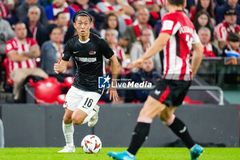 2024-10-03 - Seiya Maikuma of AZ Alkmaar during the UEFA Europa League, League Phase, Matchday 2 football match between Athletic Club and AZ Alkmaar on October 3, 2024 at Estadio de San Mamés in Bilbao, Spain - FOOTBALL - EUROPA LEAGUE - ATHLETIC CLUB V AZ ALKMAAR - UEFA EUROPA LEAGUE - SOCCER