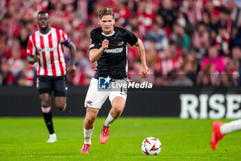 2024-10-03 - David Moller Wolfe of AZ Alkmaar during the UEFA Europa League, League Phase, Matchday 2 football match between Athletic Club and AZ Alkmaar on October 3, 2024 at Estadio de San Mamés in Bilbao, Spain - FOOTBALL - EUROPA LEAGUE - ATHLETIC CLUB V AZ ALKMAAR - UEFA EUROPA LEAGUE - SOCCER