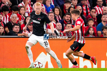 2024-10-03 - Mexx Meerdink of AZ Alkmaar during the UEFA Europa League, League Phase, Matchday 2 football match between Athletic Club and AZ Alkmaar on October 3, 2024 at Estadio de San Mamés in Bilbao, Spain - FOOTBALL - EUROPA LEAGUE - ATHLETIC CLUB V AZ ALKMAAR - UEFA EUROPA LEAGUE - SOCCER