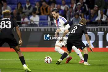 2024-10-24 - Rayan Cherki of Lyon during the UEFA Europa League, League phase, matchday 3 football match between Olympique Lyonnais (Lyon) and Besiktas JK on 24 October 2024 at Groupama stadium in Decines-Charpieu near Lyon, France - FOOTBALL - EUROPA LEAGUE - LYON V BESIKTAS - UEFA EUROPA LEAGUE - SOCCER