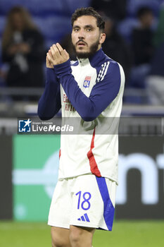 2024-10-24 - Rayan Cherki of Lyon salutes the supporters following the UEFA Europa League, League phase, matchday 3 football match between Olympique Lyonnais (Lyon) and Besiktas JK on 24 October 2024 at Groupama stadium in Decines-Charpieu near Lyon, France - FOOTBALL - EUROPA LEAGUE - LYON V BESIKTAS - UEFA EUROPA LEAGUE - SOCCER