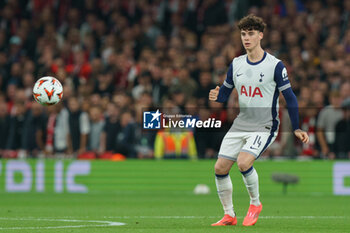 2024-10-24 - Archie Gray of Tottenham Hotspur during the UEFA Europa League, League phase, Matchday 3 football match between Tottenham Hotspur and AZ Alkmaar on 24 October 2024 at the Tottenham Hotspur Stadium in London, England - FOOTBALL - EUROPA LEAGUE - TOTTENHAM V AZ ALKMAAR - UEFA EUROPA LEAGUE - SOCCER