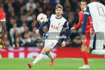 2024-10-24 - Timo Werner of Tottenham Hotspur during the UEFA Europa League, League phase, Matchday 3 football match between Tottenham Hotspur and AZ Alkmaar on 24 October 2024 at the Tottenham Hotspur Stadium in London, England - FOOTBALL - EUROPA LEAGUE - TOTTENHAM V AZ ALKMAAR - UEFA EUROPA LEAGUE - SOCCER